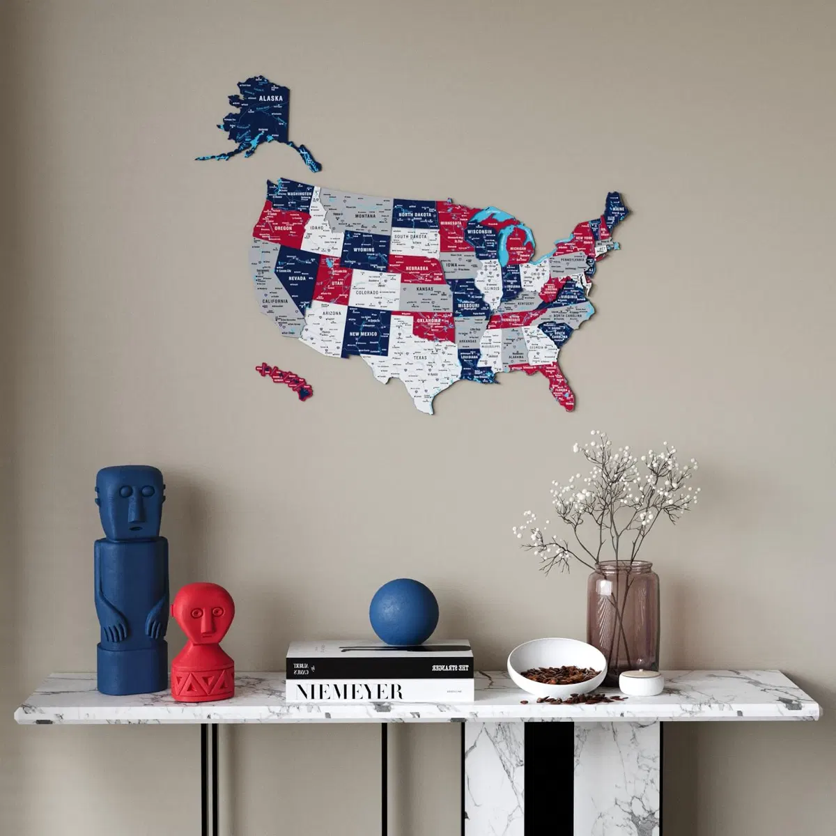 Country Maps · US States · Flag colours