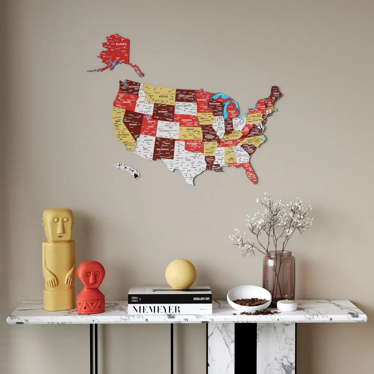 Country Maps · US States · Terracotta