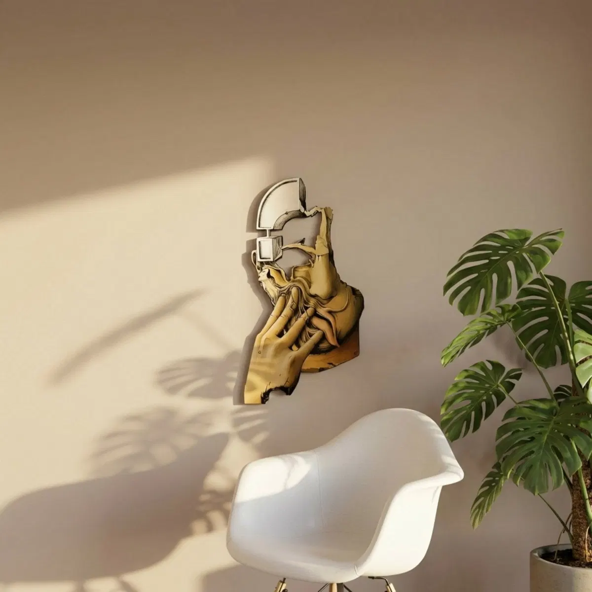 Metal Wall Decor · Surrealist Silhouette