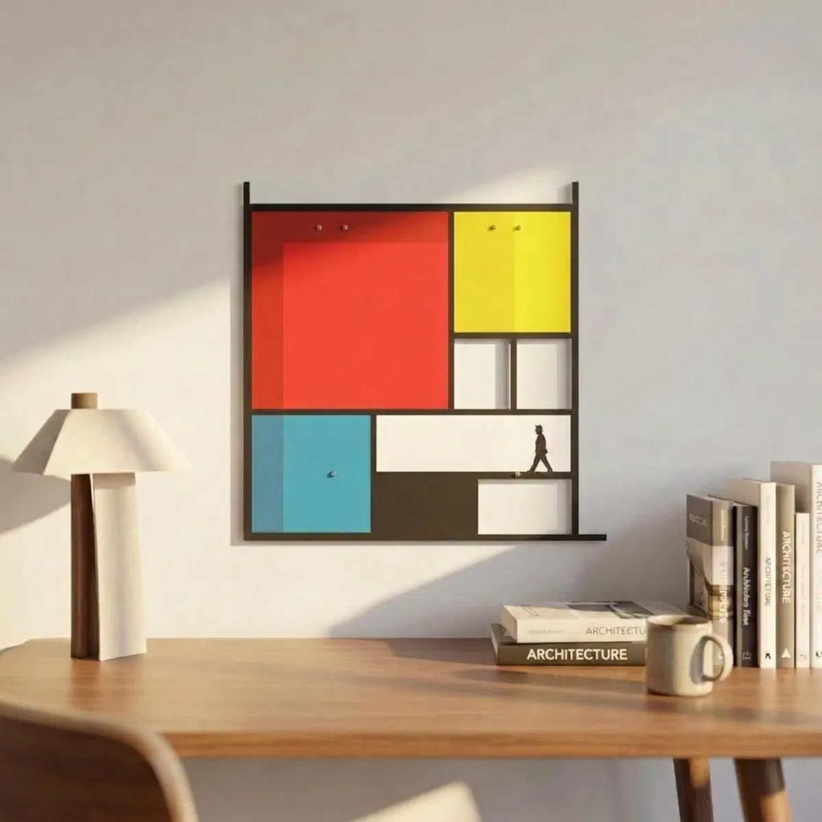 Metal Wall Decor · Mondrian-style Abstract