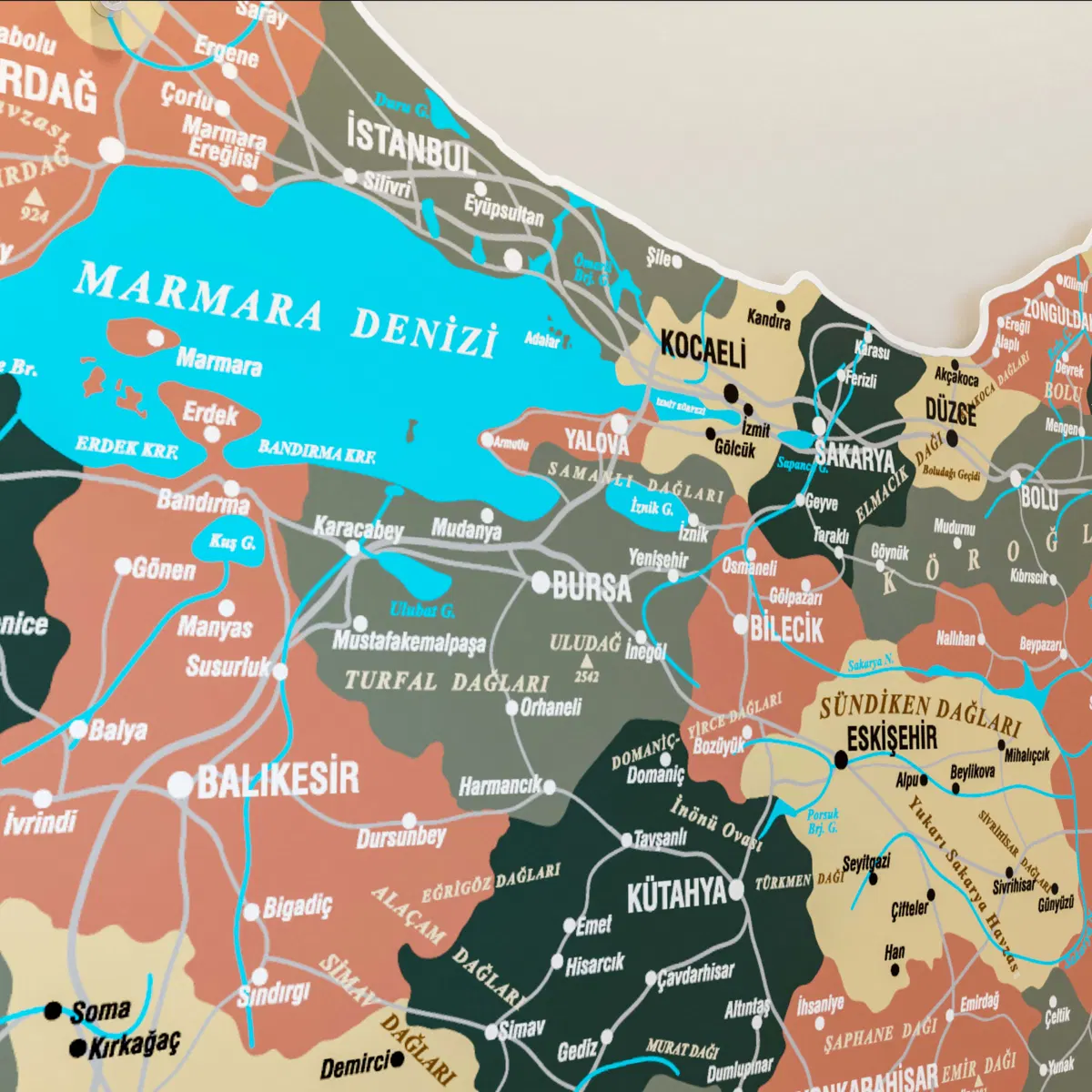 Metal Türkiye Map · Sage