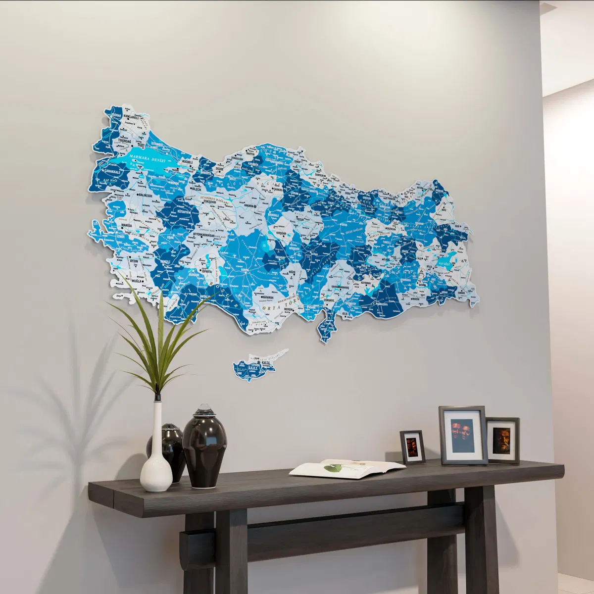 Metal Türkiye Map · Navy