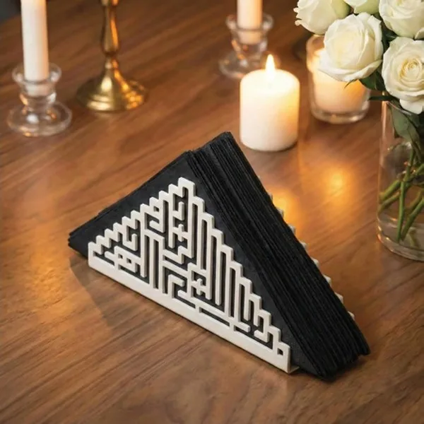 Calligraphy Napkin Holder