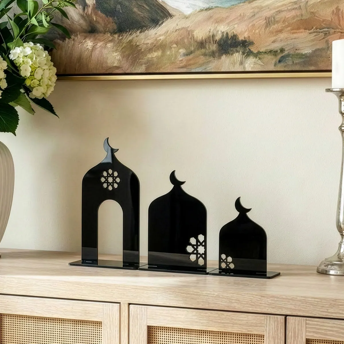 Mosque Silhouette Decor Set · Mosque Silhouette Decor Set