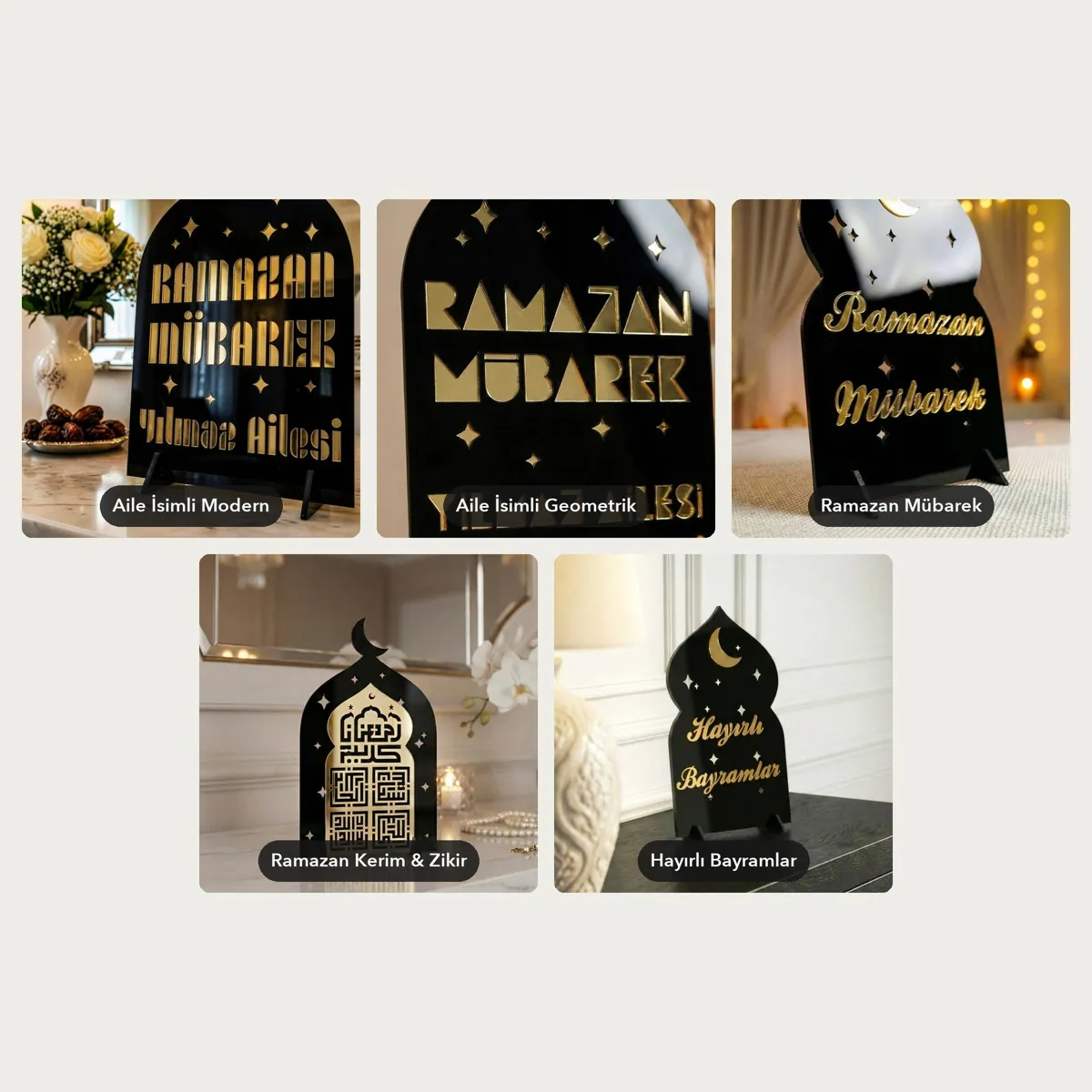 Kişiye Özel Ramazan Dekoru · Kişiye Özel Ramazan Dekoru