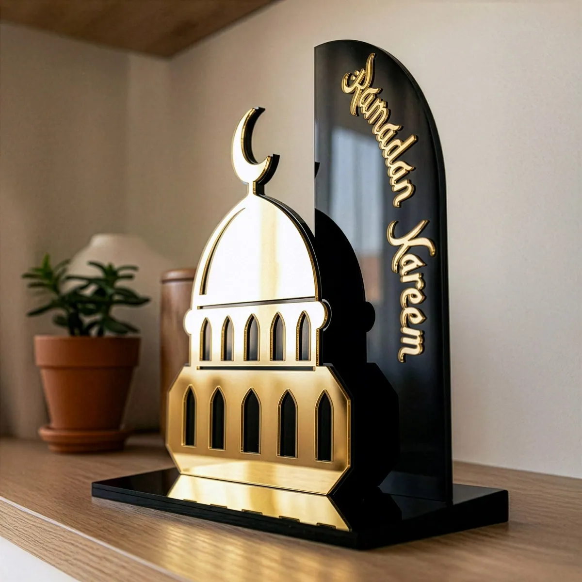 Ramadan Kareem Mosque Silhouette