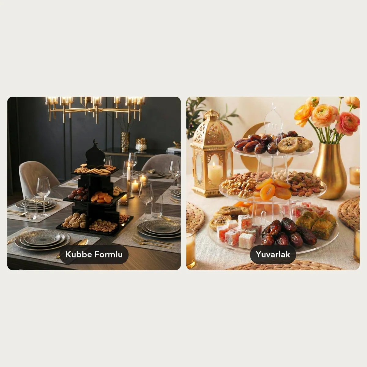 Dome and Round Serving Stand · Dome and Round Serving Stand