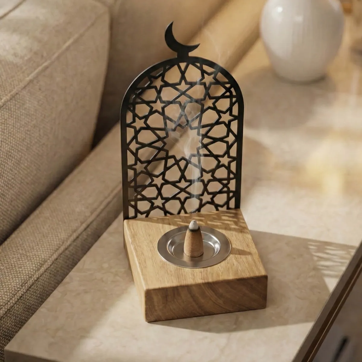 Seljuk Star Incense Burner · Seljuk Star · Black