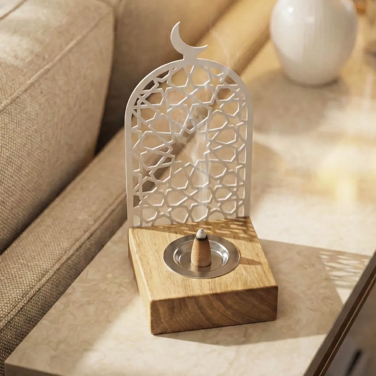 Seljuk Star Incense Burner · Seljuk Star · White