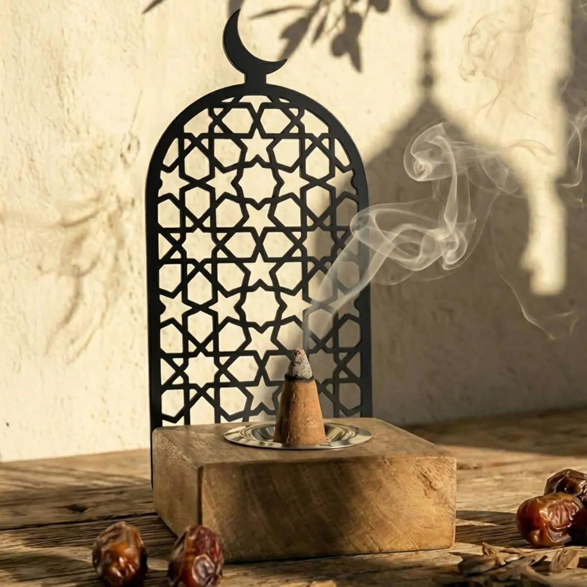 Seljuk Star Incense Burner · Star Pattern · Black