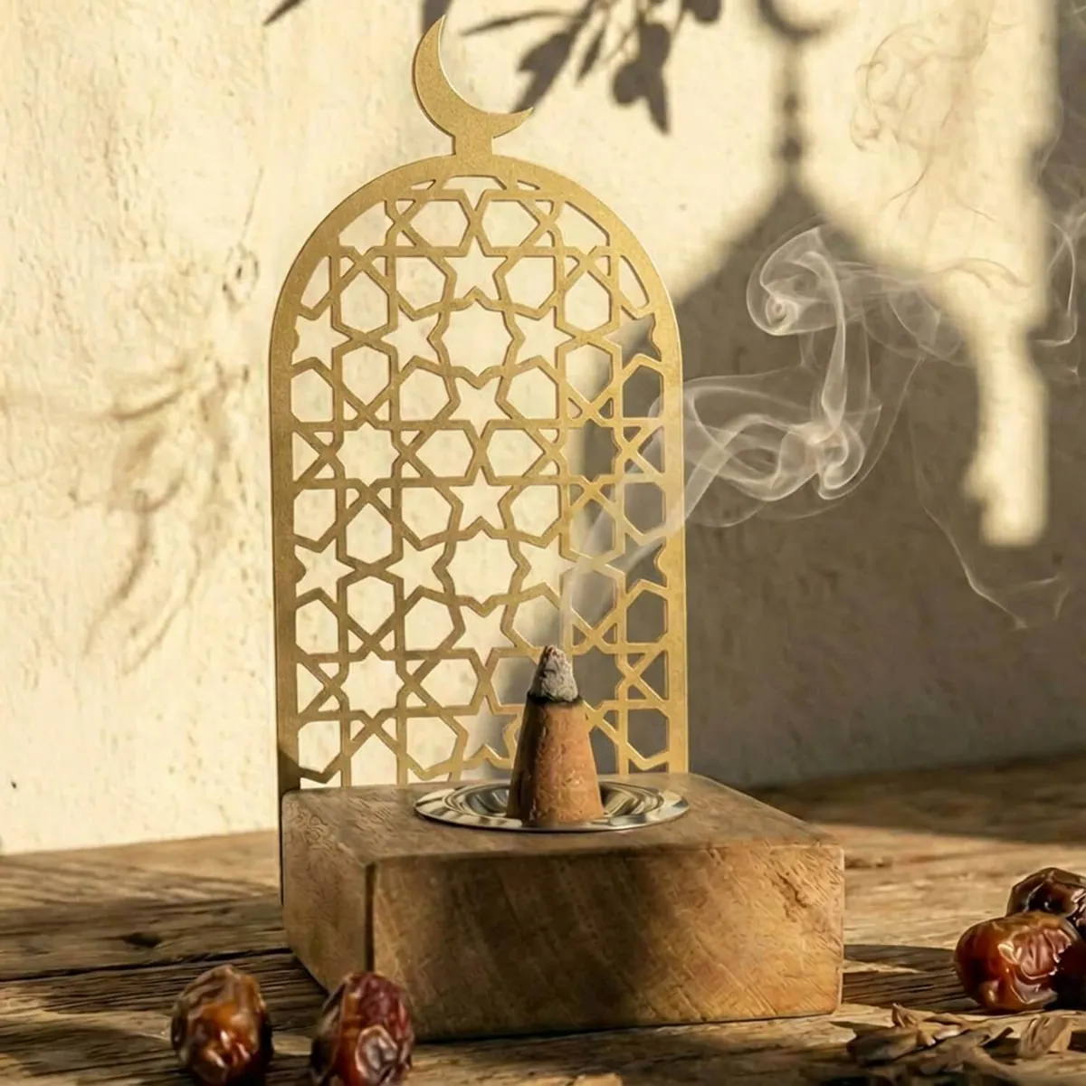 Seljuk Star Incense Burner · Star Pattern · Gold