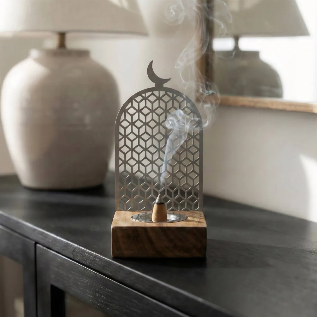 Seljuk Star Incense Burner · Geometric · Silver