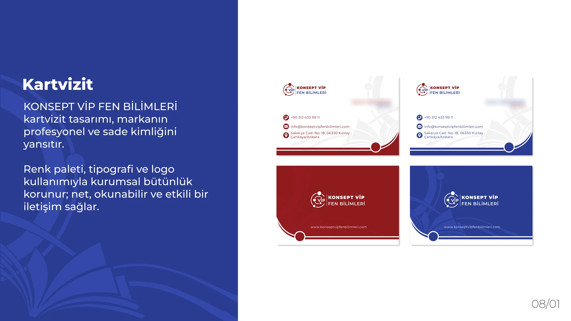 Konsept VİP Brand Identity · Business card