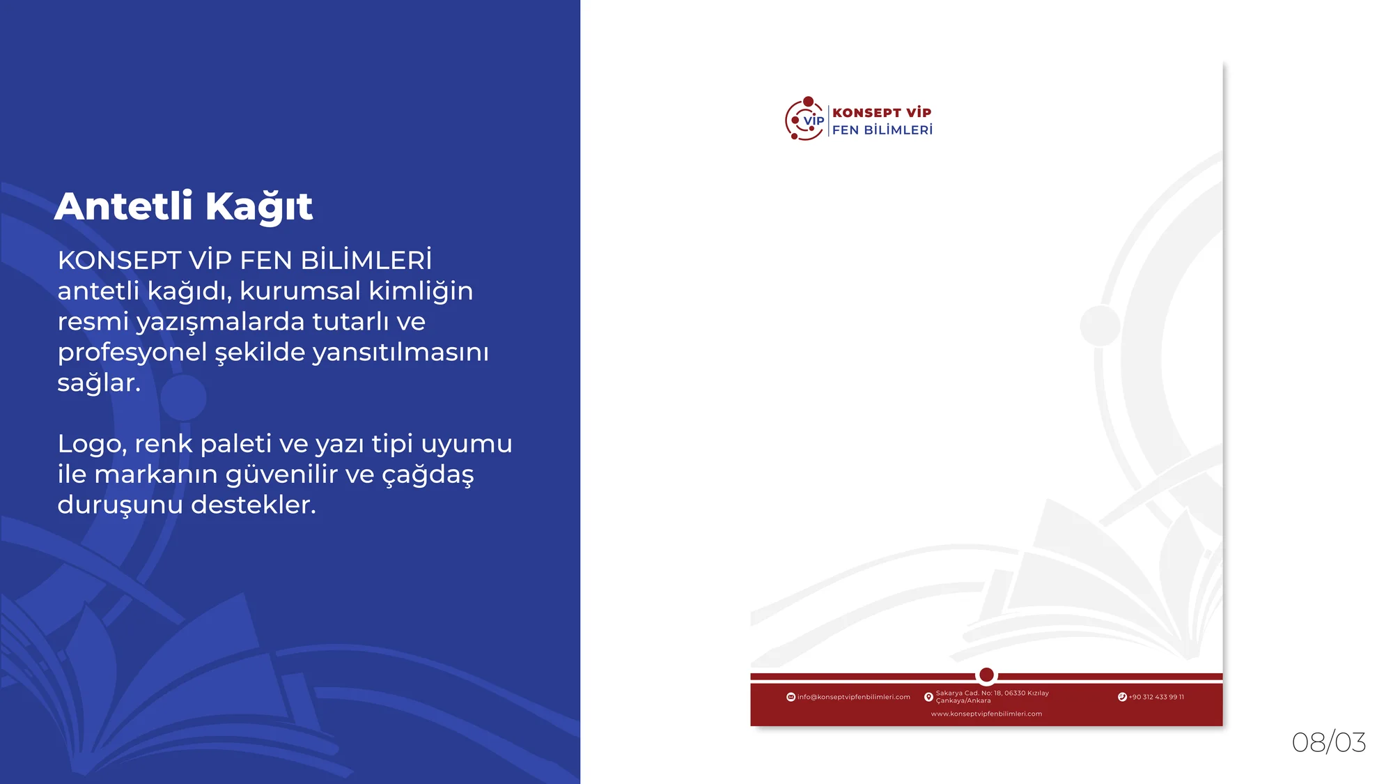 Konsept VİP Brand Identity · Letterhead
