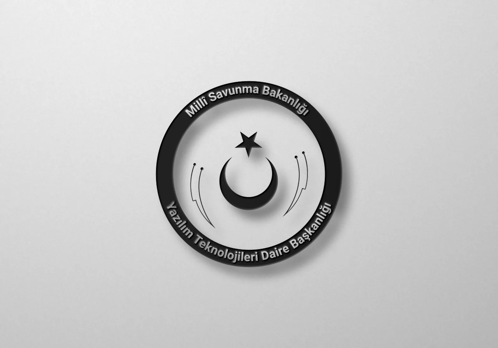 Logo Designs · MSB Yazılım Teknolojileri: the crescent and star are tied to the software theme with lines that recall circuit traces.