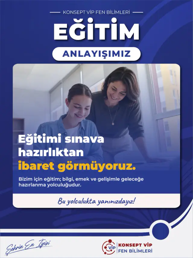 Konsept VİP · Eğitim Anlayışımız · Sosyal Medya Tasarımı